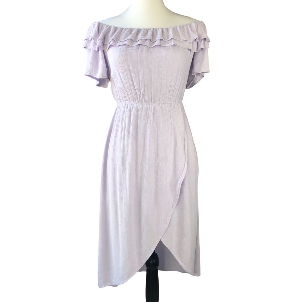 FARROW Off the Shoulder Ruffled Dress sz S